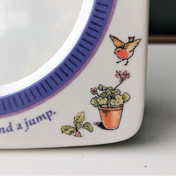 Peter Rabbit Ceramic Picture Frame - White and Purple - Picture 7 of 10